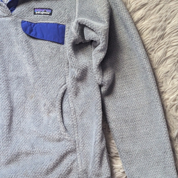 Patagonia Women's Snap T Pullover in Gray and Blue - Picture 6 of 16